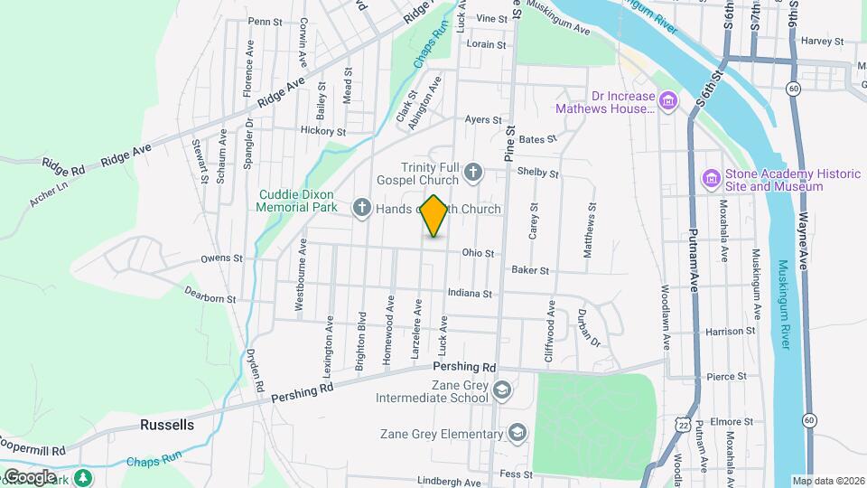1021 Ohio St Map and Location Details