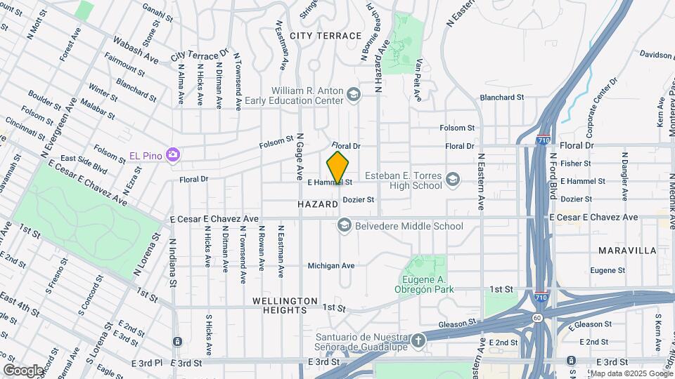 457 N Record Ave Mapa y Detalles de la Ubicación