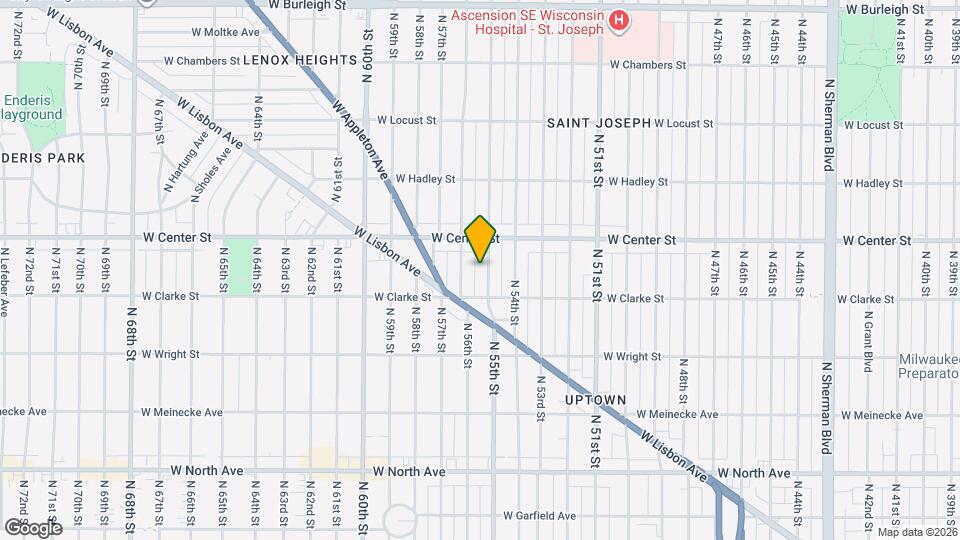 2639 N 55th St Map and Location Details