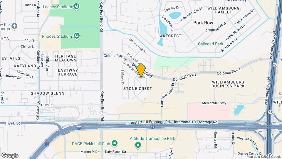24606 Colonial Birch Ln Map and Location Details