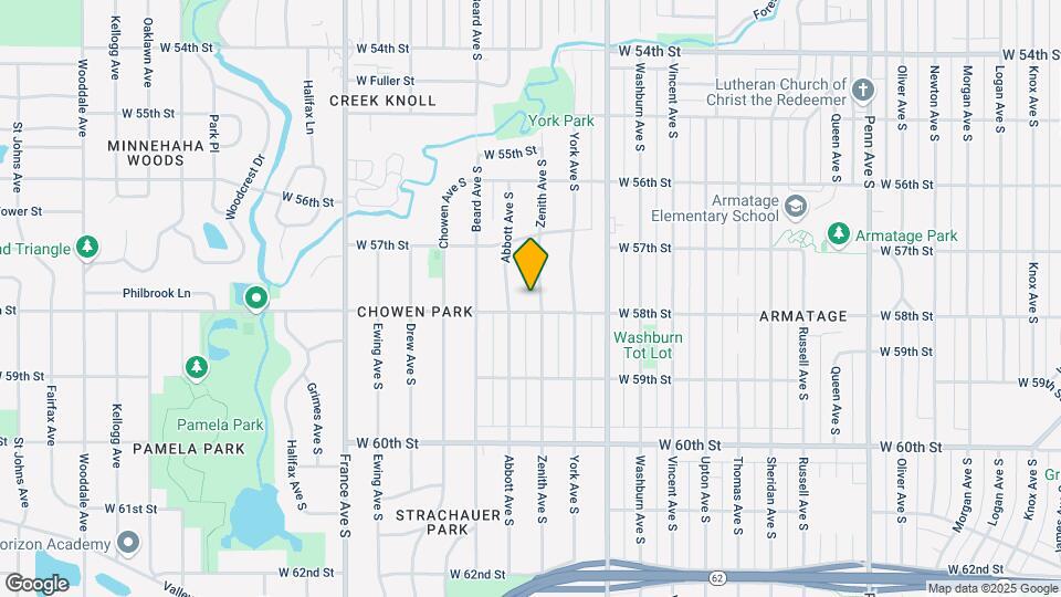 5732 Zenith Ave S Map and Location Details