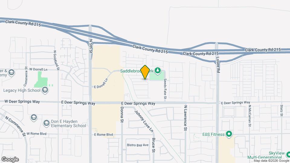 11124 Frye Mesa Ave Map and Location Details