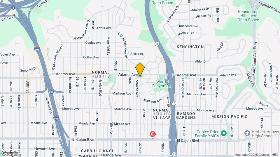 4679 Cherokee Ave Mapa y Detalles de la Ubicación