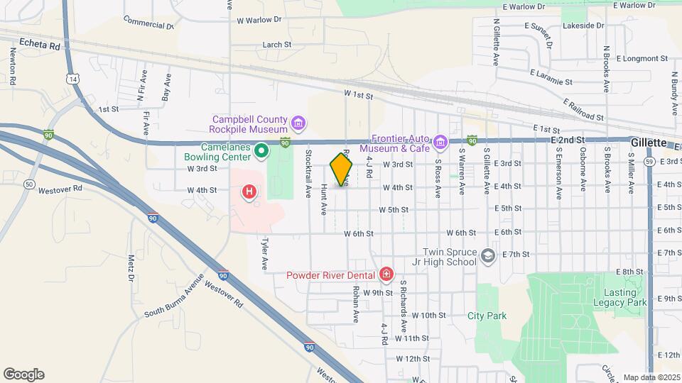 701 W 4th St-Unit -Lower Map and Location Details