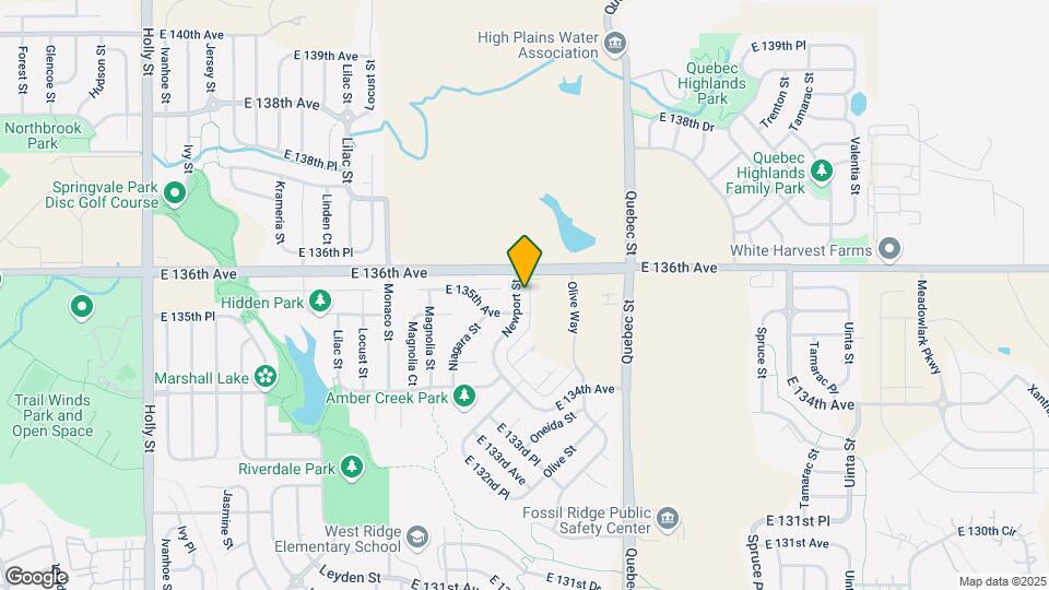 13551 Oneida Ln Map and Location Details