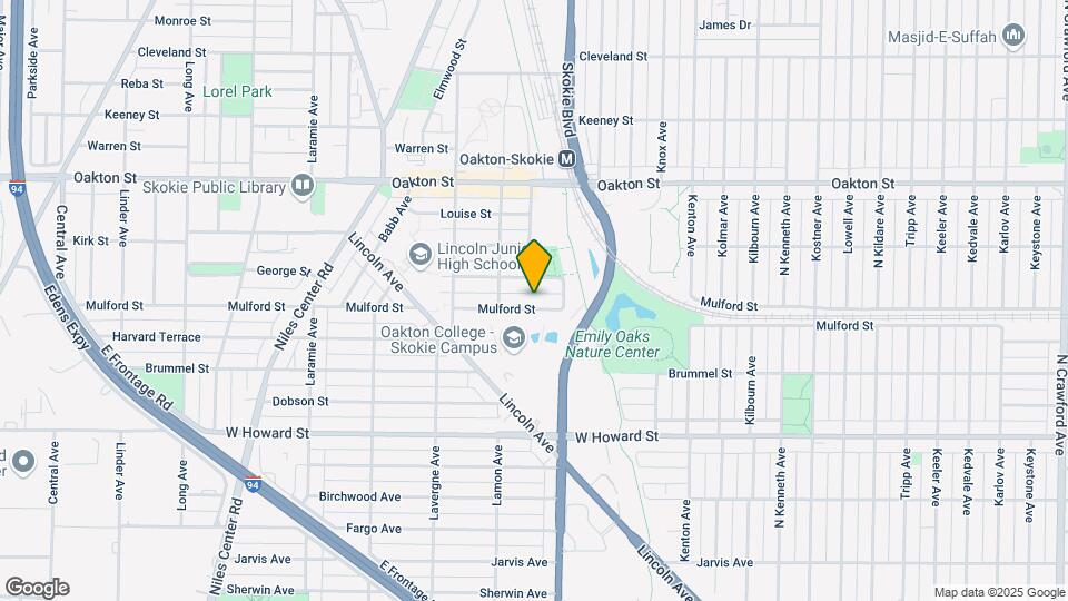 4828 Mulford St Map and Location Details