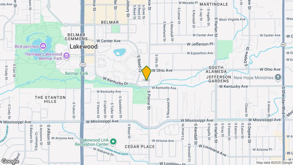 882 S Reed Ct Map and Location Details