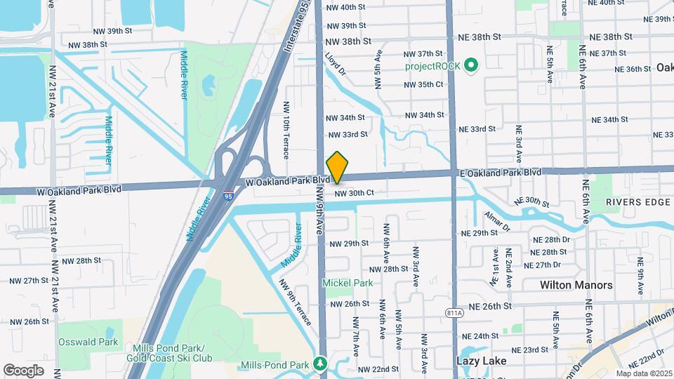 811 NW 30th Ct Map and Location Details