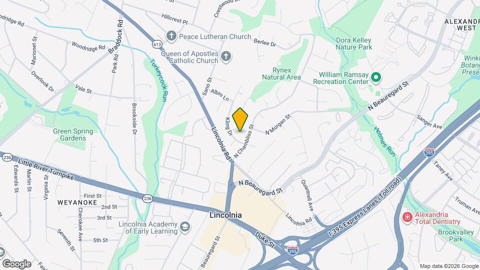 4603 Kling Dr Map and Location Details