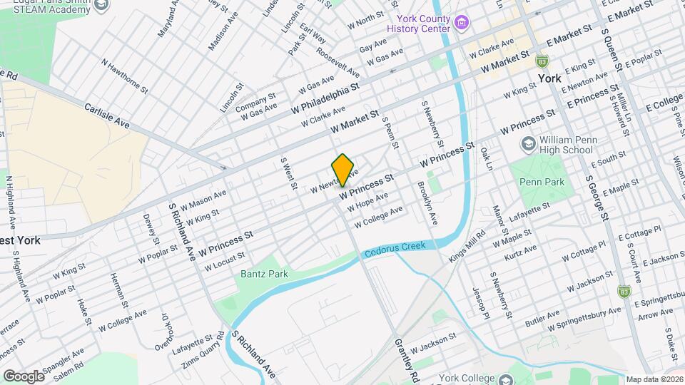 515 W Princess St, Unit Apt 3 Map and Location Details