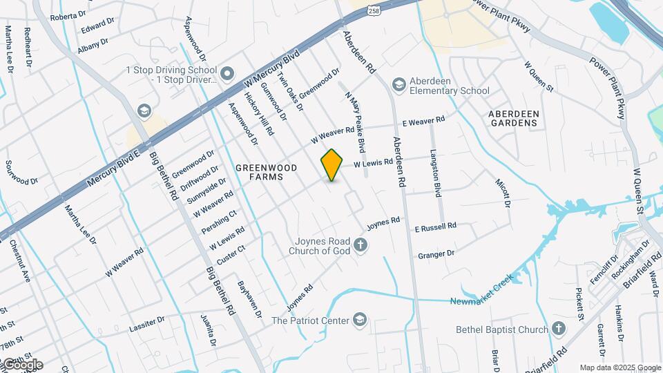 205 Gumwood Dr Mapa y Detalles de la Ubicación