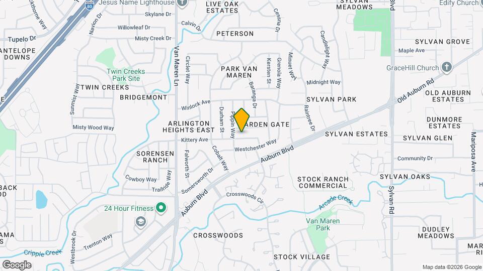 6909 Kittery Ave Map and Location Details