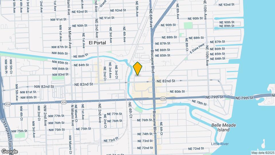 460 NE 82nd Terrace Map and Location Details