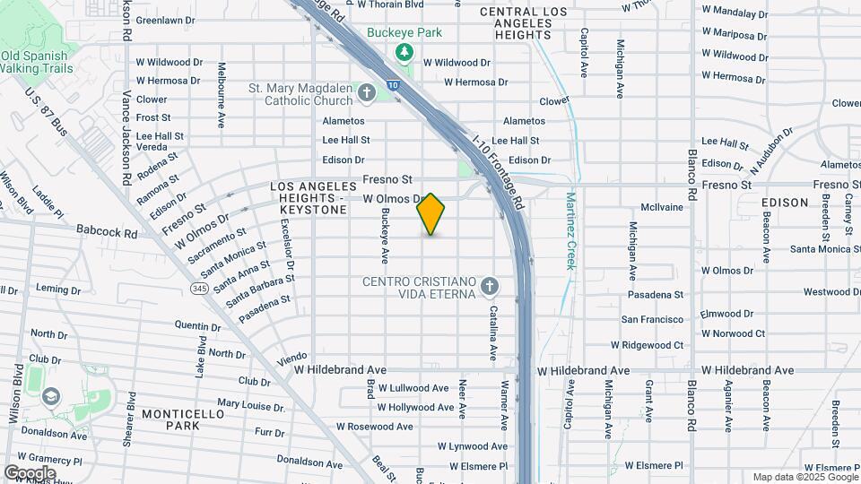 1532 Santa Monica St, Unit #2 Map and Location Details