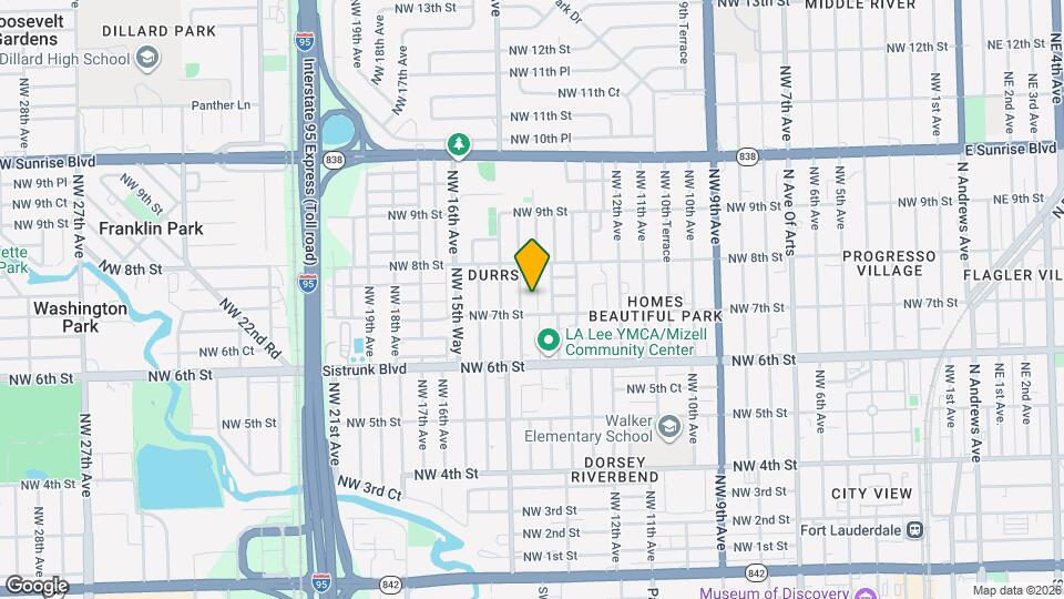 713 NW 14th Terrace Mapa y Detalles de la Ubicación