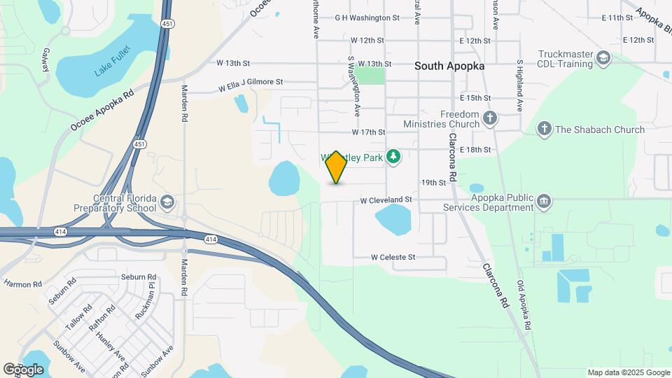 244 W 20th St Map and Location Details