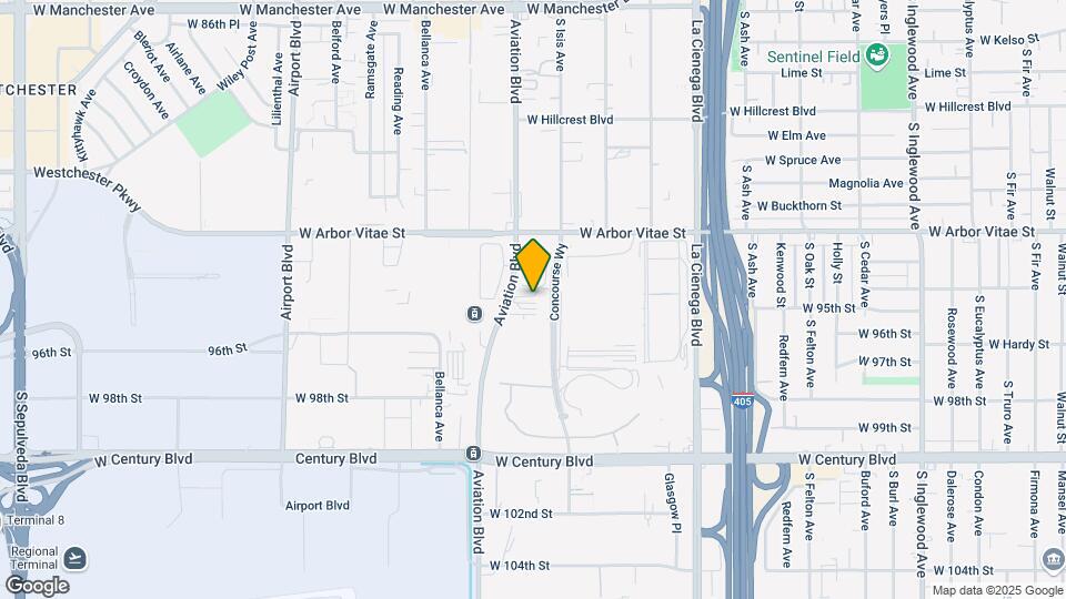 9413 Isis Ave Map and Location Details