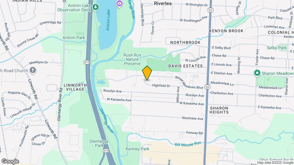 312 Highfield Dr Map and Location Details