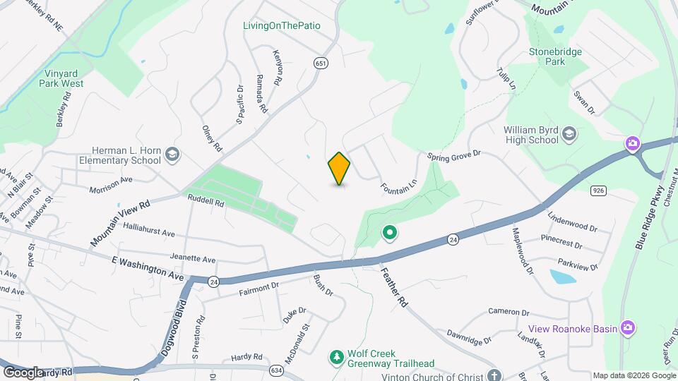 1777 Meadows Rd, Unit Fully Furnished Apartment in Roanoke, VA Map and Location Details