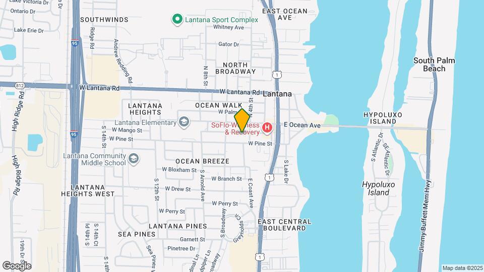 414 W Mango St Map and Location Details