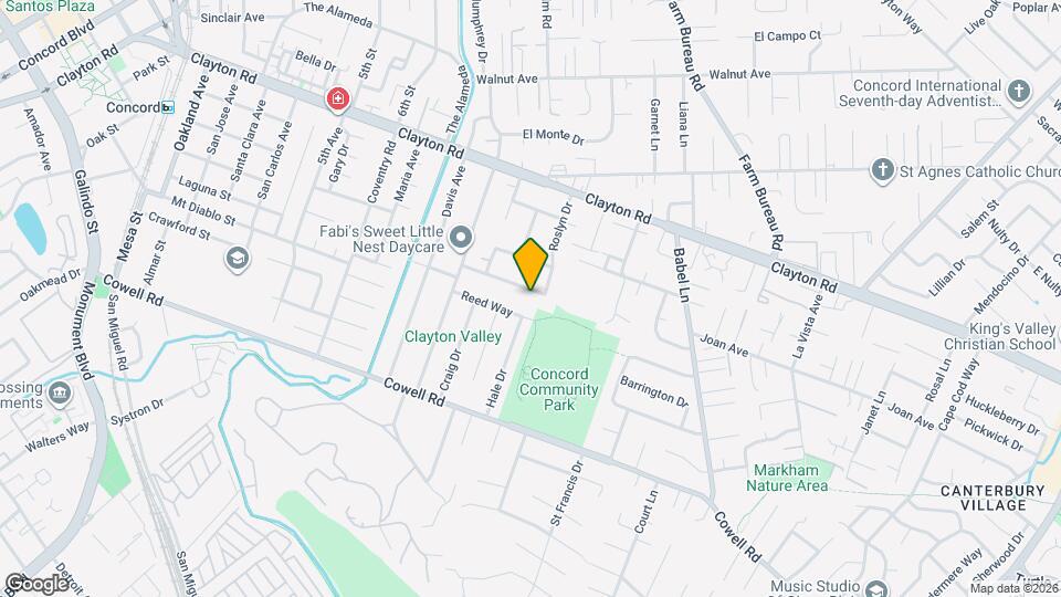 139 Roslyn Dr, Unit A Mapa y Detalles de la Ubicación