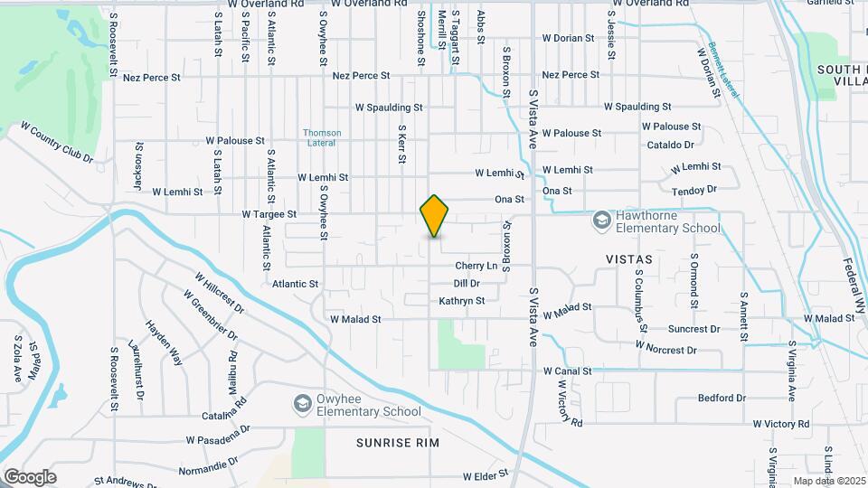 2318 S Shoshone St Map and Location Details