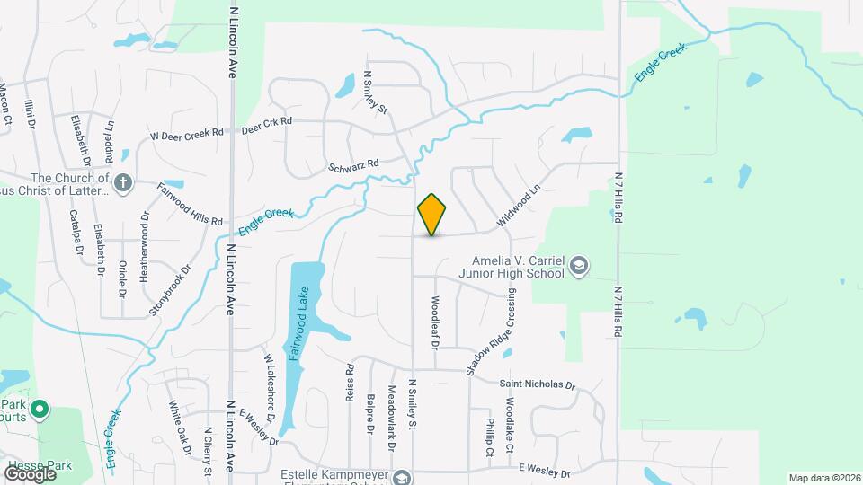 605 Wildwood Ln Map and Location Details