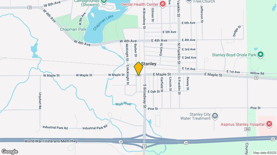 205 Helgerson St Map and Location Details