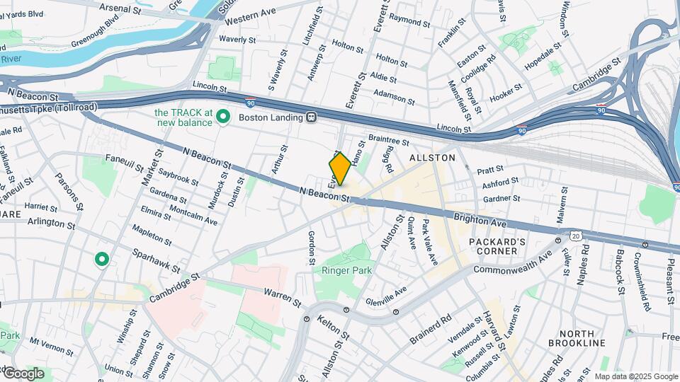25 N Beacon St Map and Location Details