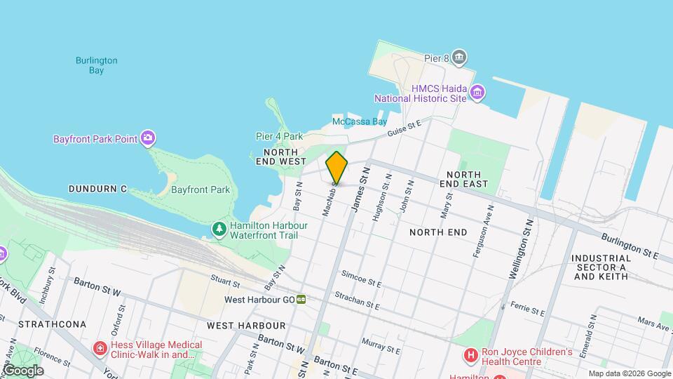 446 MacNab St N Map and Location Details