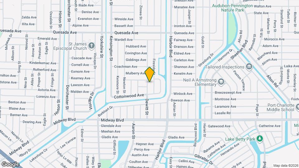 1506 Dewitt St Map and Location Details