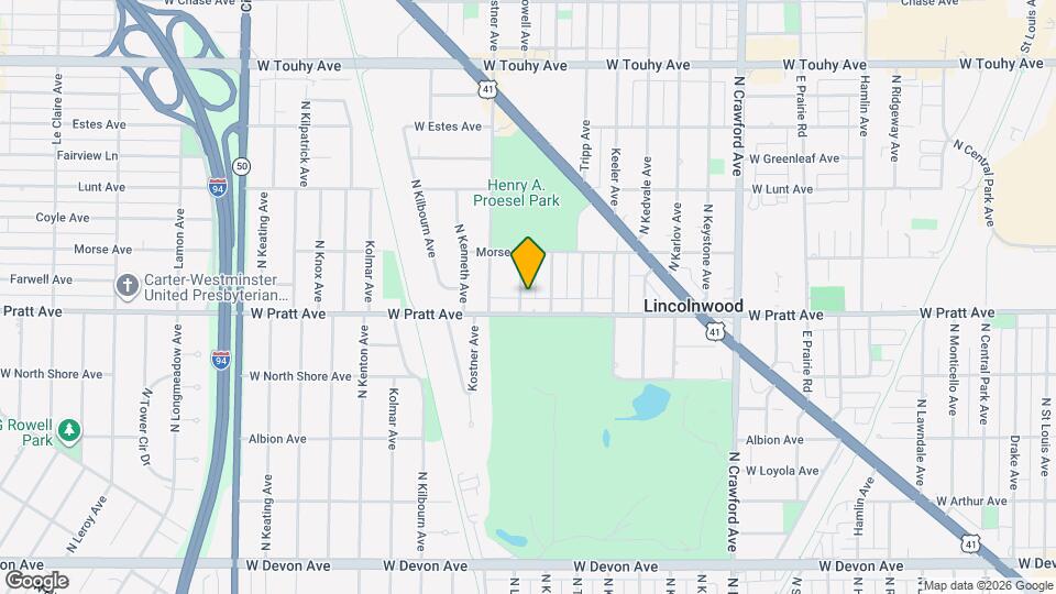 6815 N Lowell Ave Mapa y Detalles de la Ubicación