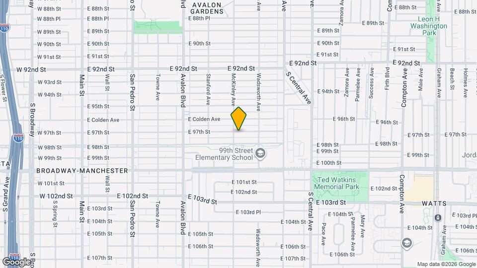 810-812 E 97th St Map and Location Details