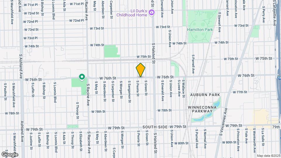 7601 S Peoria St Map and Location Details