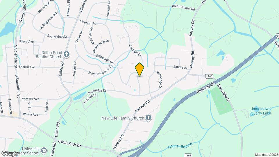 1825 Chatfield Dr Map and Location Details