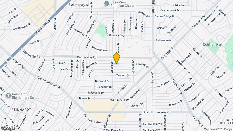 2318 Fenwick Dr Map and Location Details