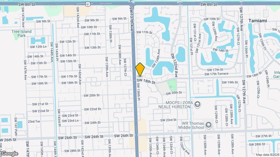 1777 SW 136th Pl Mapa y Detalles de la Ubicación