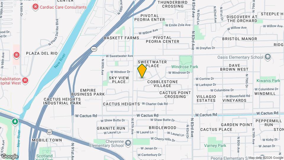 12720 N 86th Dr Map and Location Details