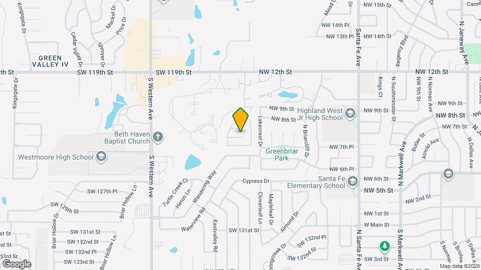 509 SW 124th Pl Map and Location Details