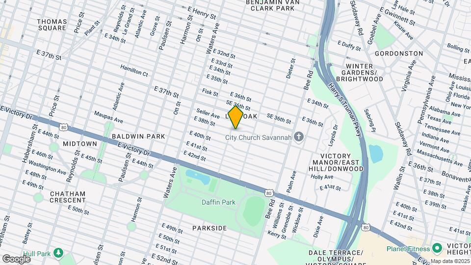 1305 E 38th St Map and Location Details