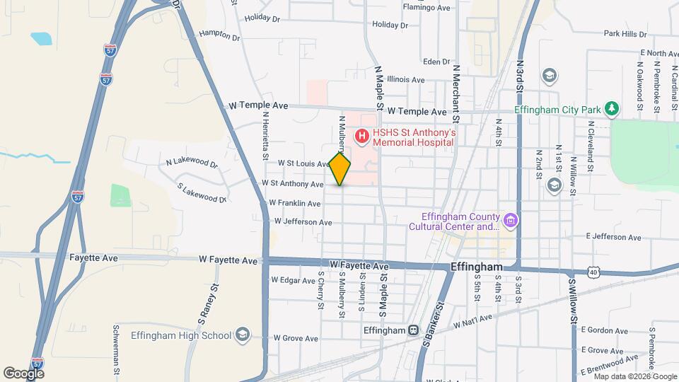 801 W St Anthony Ave Map and Location Details