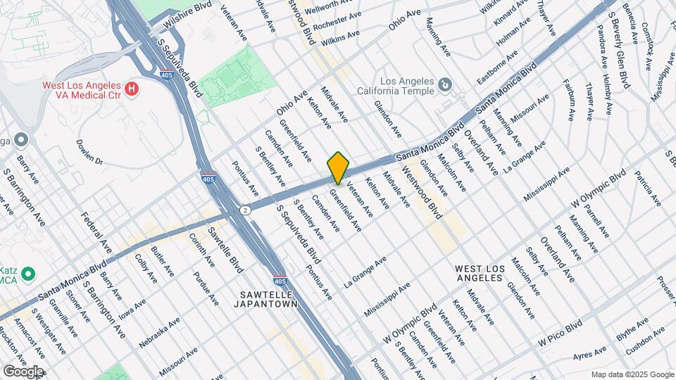 1818 Greenfield Ave, Unit 302 Map and Location Details