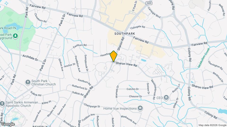 5013 Sharon Rd Mapa y Detalles de la Ubicación