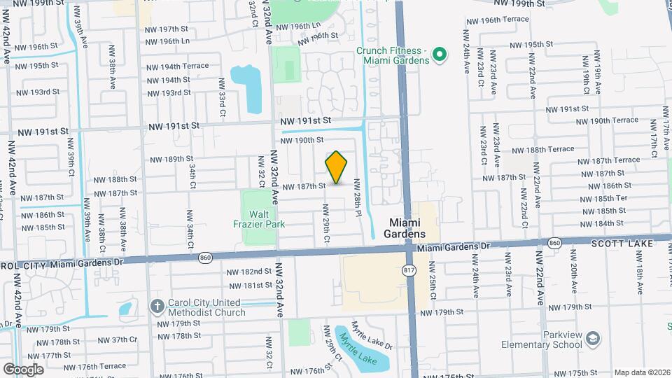 2900 NW 187th St Map and Location Details