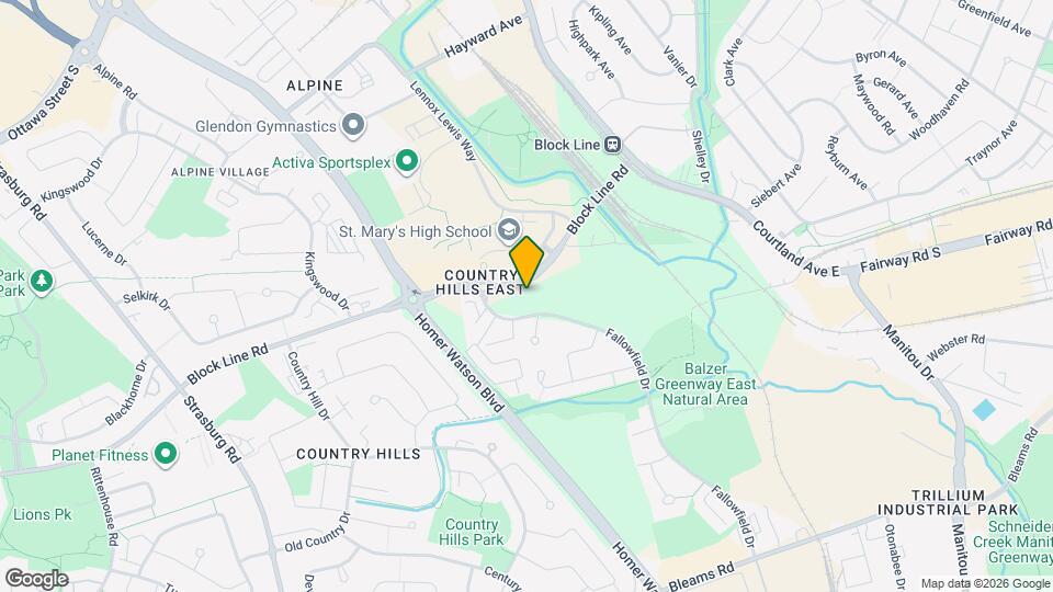 25 Fallowfield Dr Map and Location Details