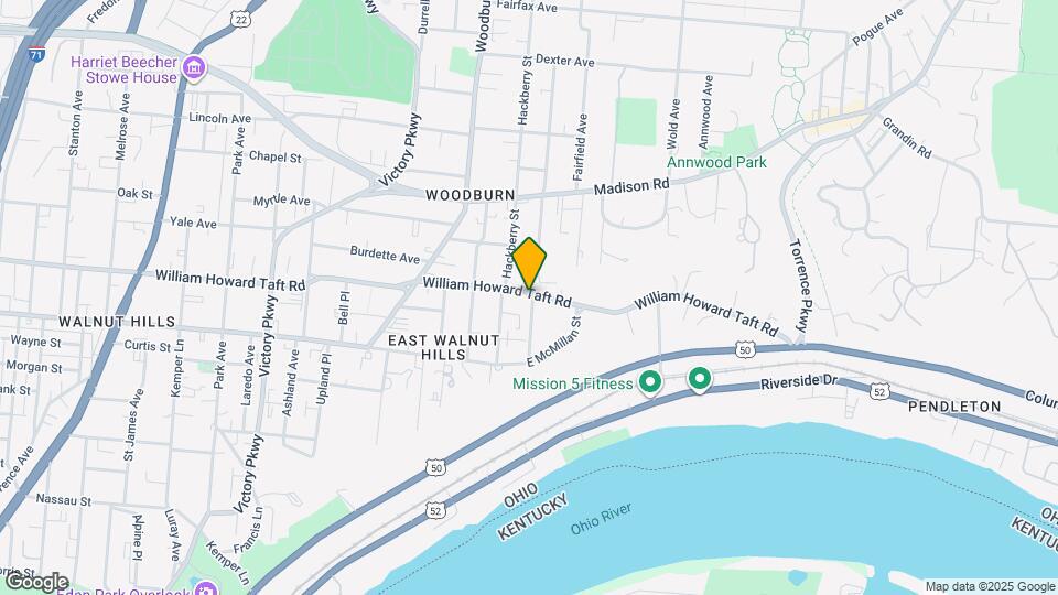 1719 William Howard Taft Rd, Unit # 2 Mapa y Detalles de la Ubicación