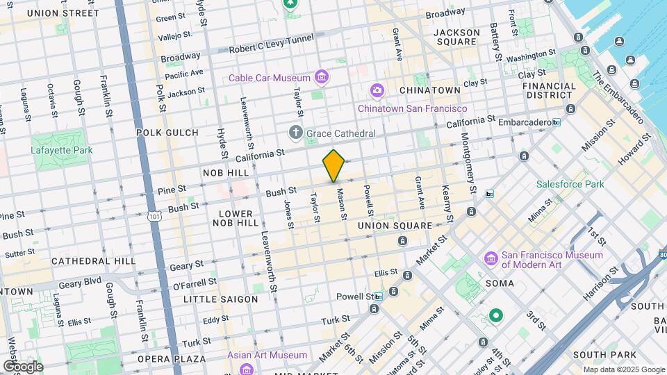 815 Bush St Mapa y Detalles de la Ubicación