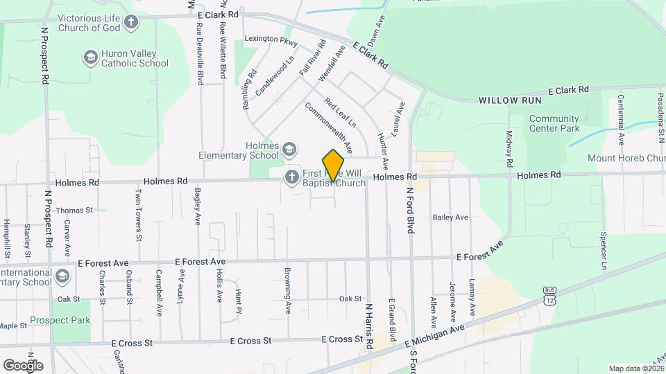 1326 Holmes Rd, Unit Spacious 3 Bed 2 Bath! Map and Location Details