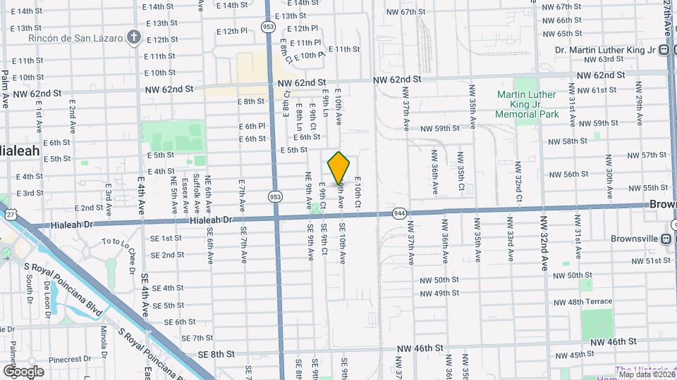 990 E 2nd St Map and Location Details