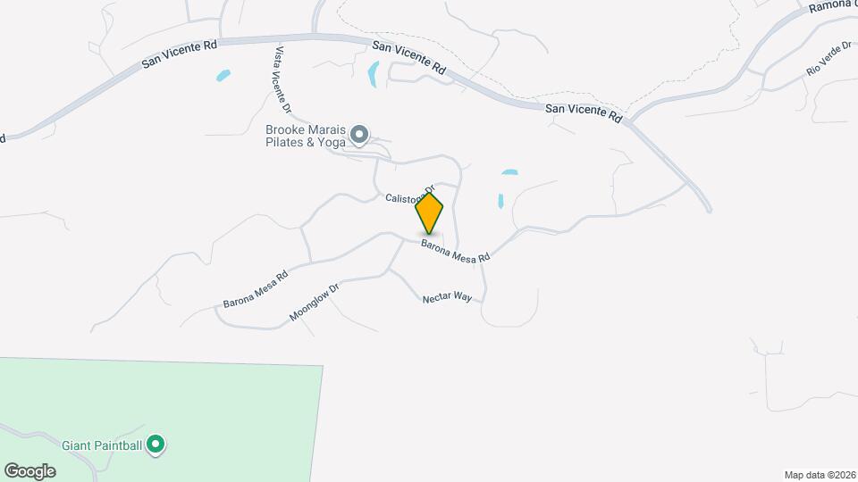 23936 Barona Mesa Rd Map and Location Details